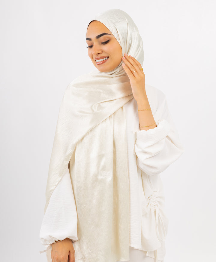Crushed Satin Scarf