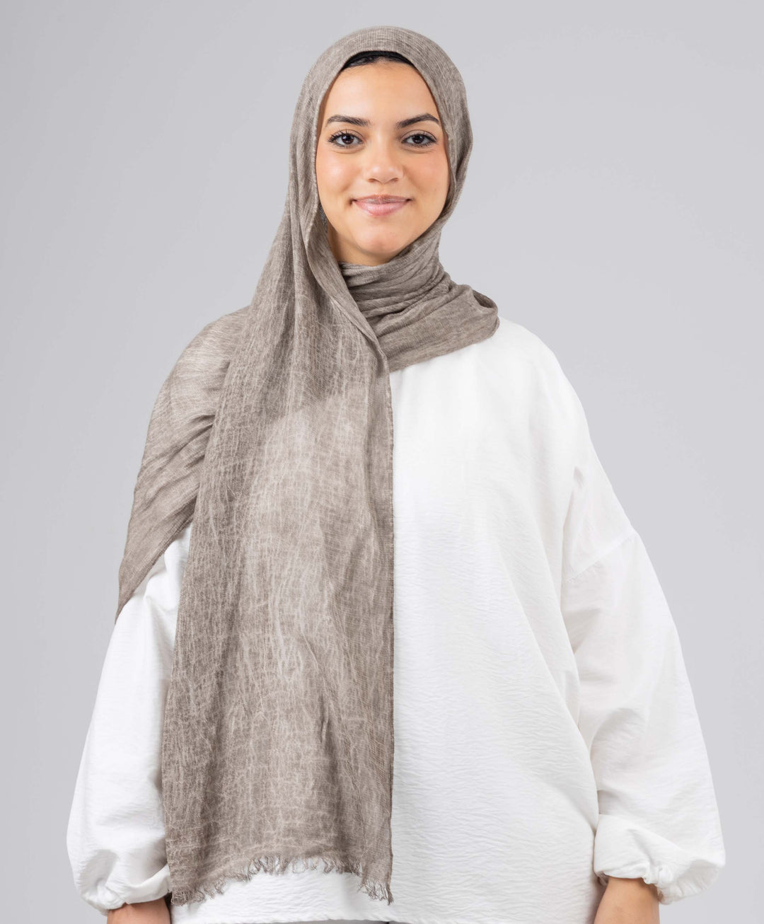 Bamboo Cotton Crushed Scarf