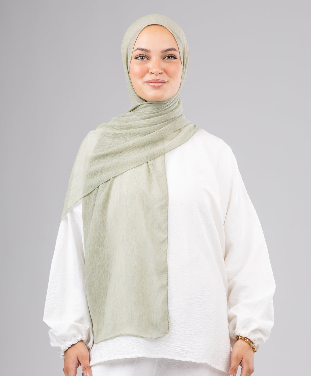 Ruffle Chiffon Scarf