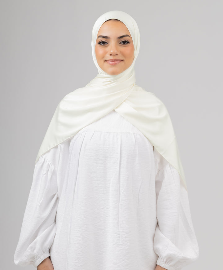 Plain Pure Silk Scarf