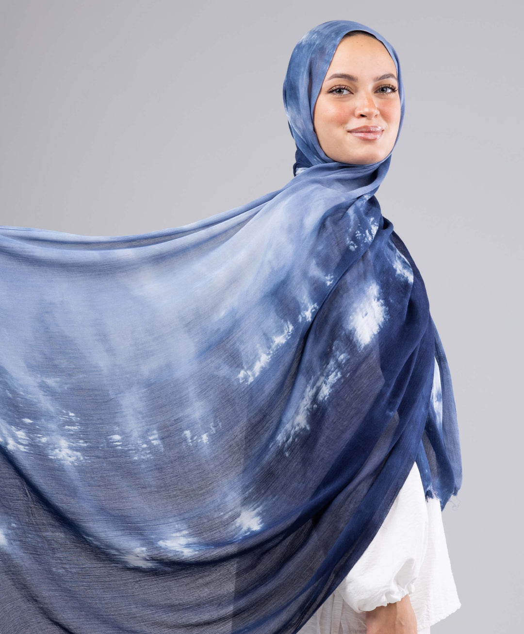 Soft Tie Dye Cotton Scarf