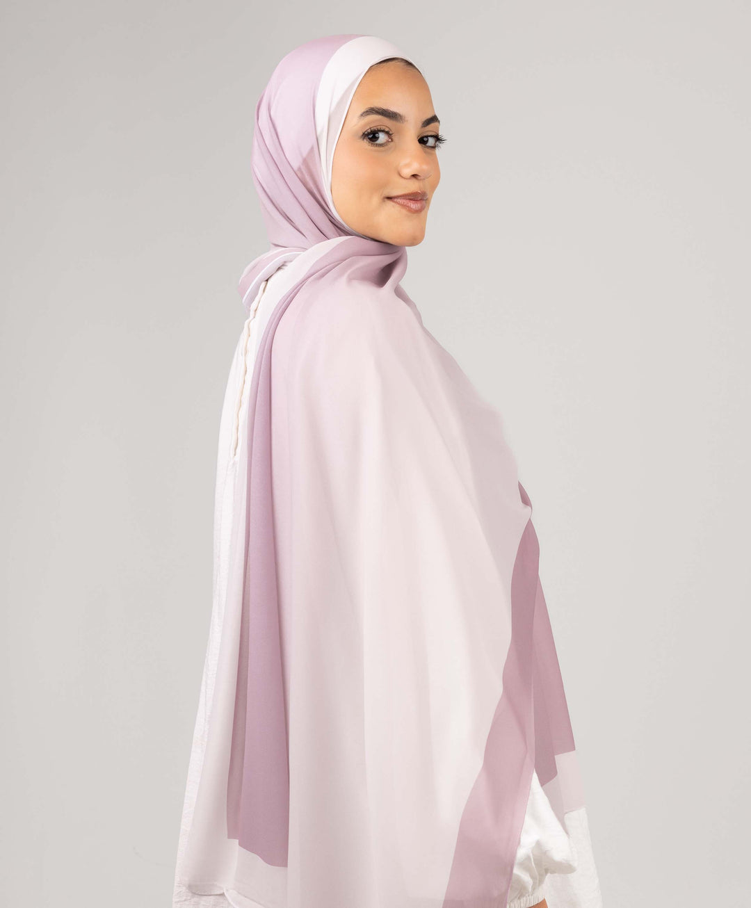 Flow Gradient Chiffon Scarf