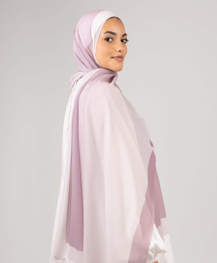 Flow Gradient Chiffon Scarf
