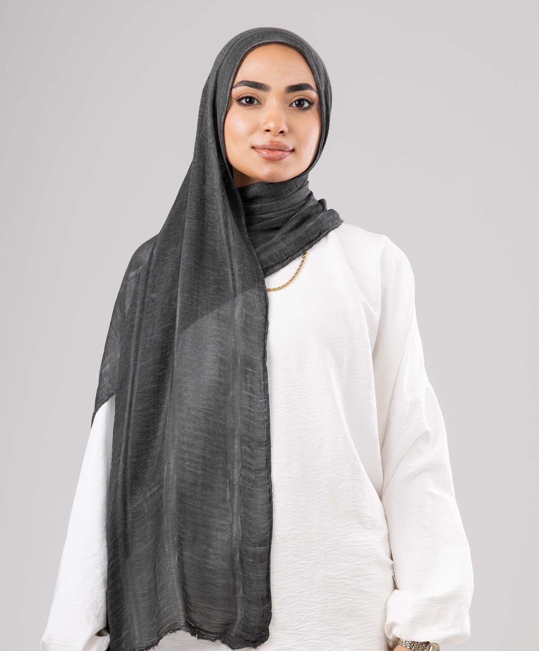 Hazy Linen Marble Scarf