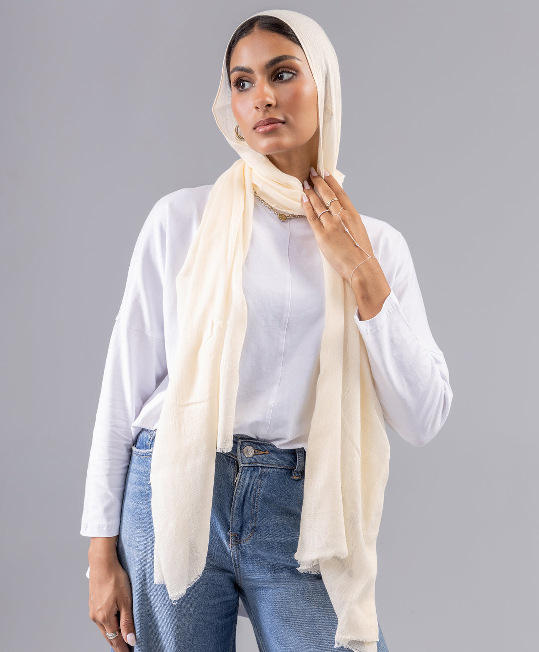 Bubbly Linen Scarf