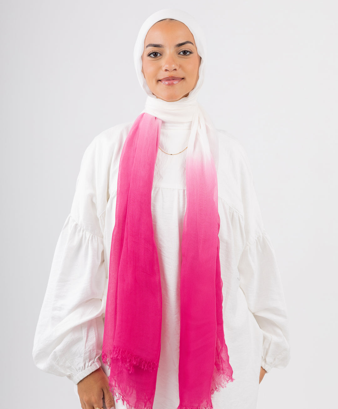 Gradient Cotton Scarf
