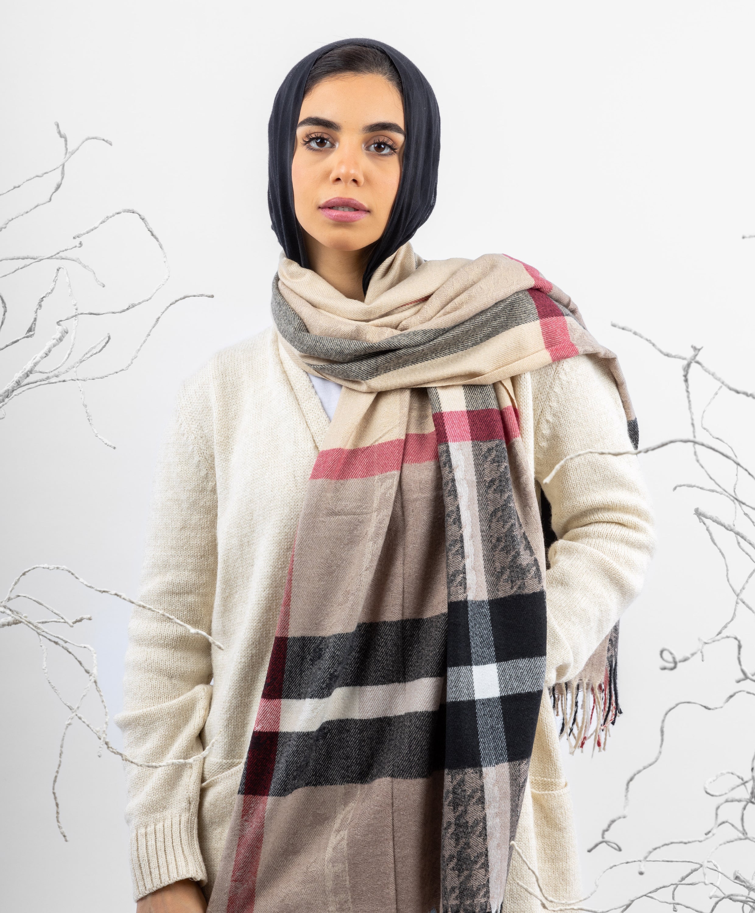 Burberry Check Shawl Le Voile