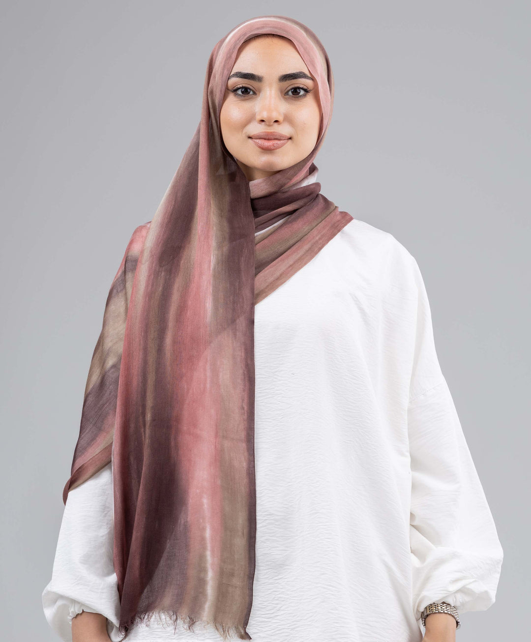 Tie Dye Linen Scarf