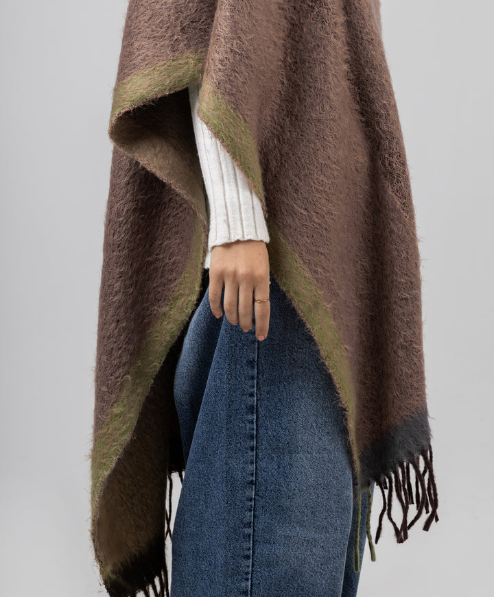 Painterly Winter Shawl