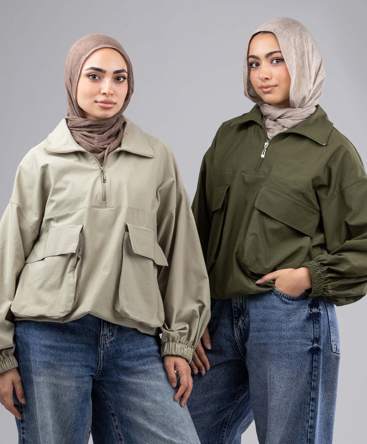 Half Zip Sweatshirt