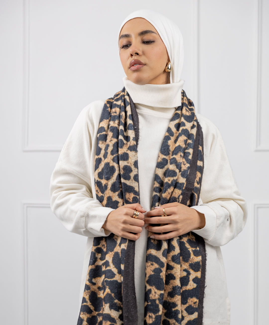 Gold Leopard Shawl