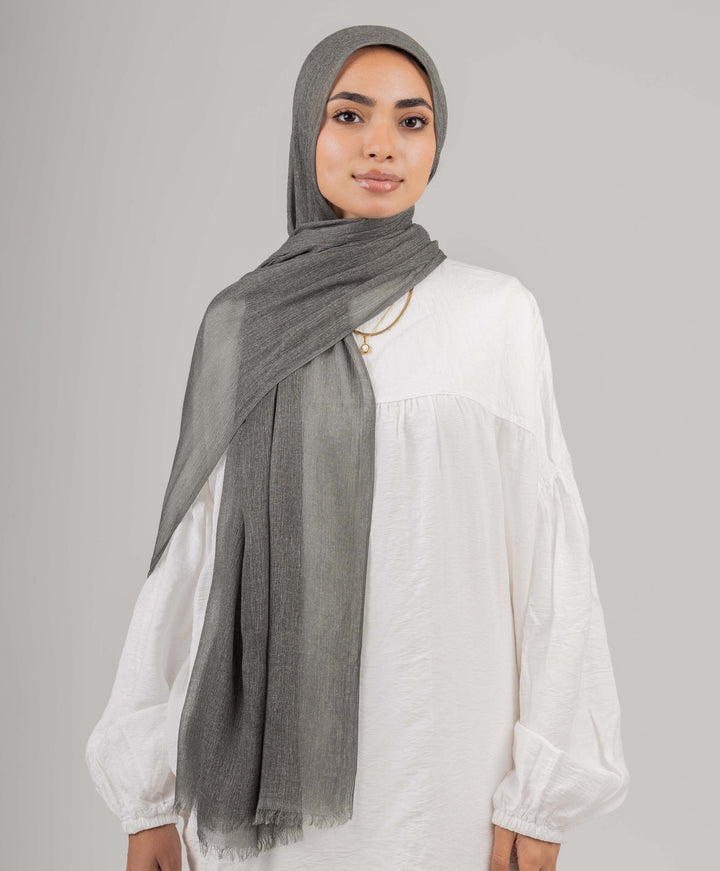 Cozy Marble Linen Scarf