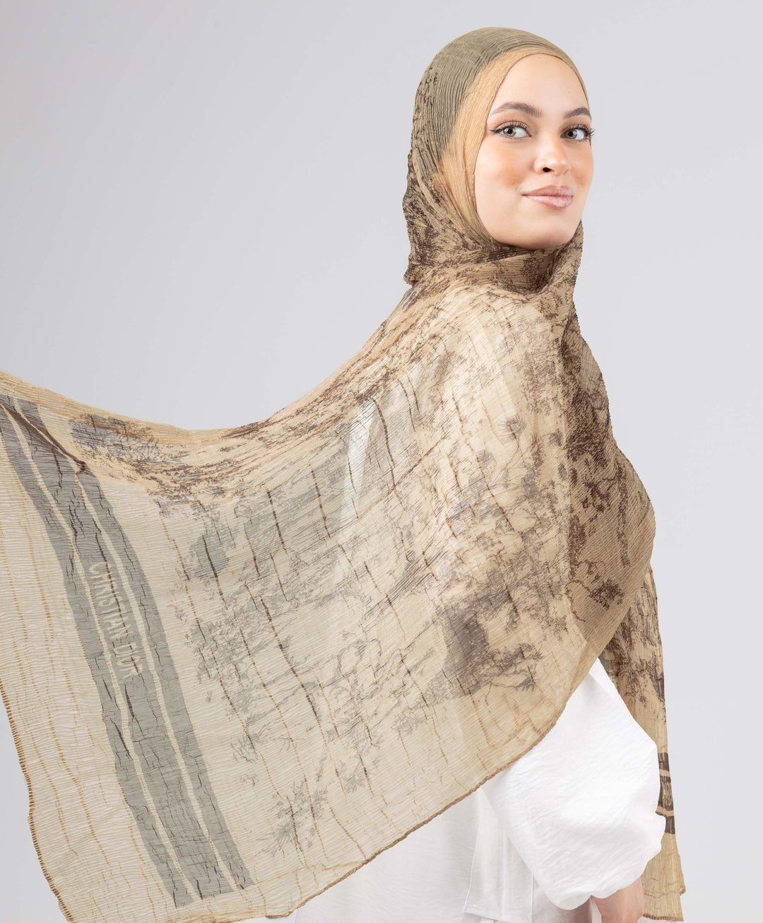 Classic Luxury Crushed Scarf