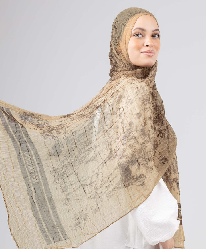 Classic Luxury Crushed Scarf