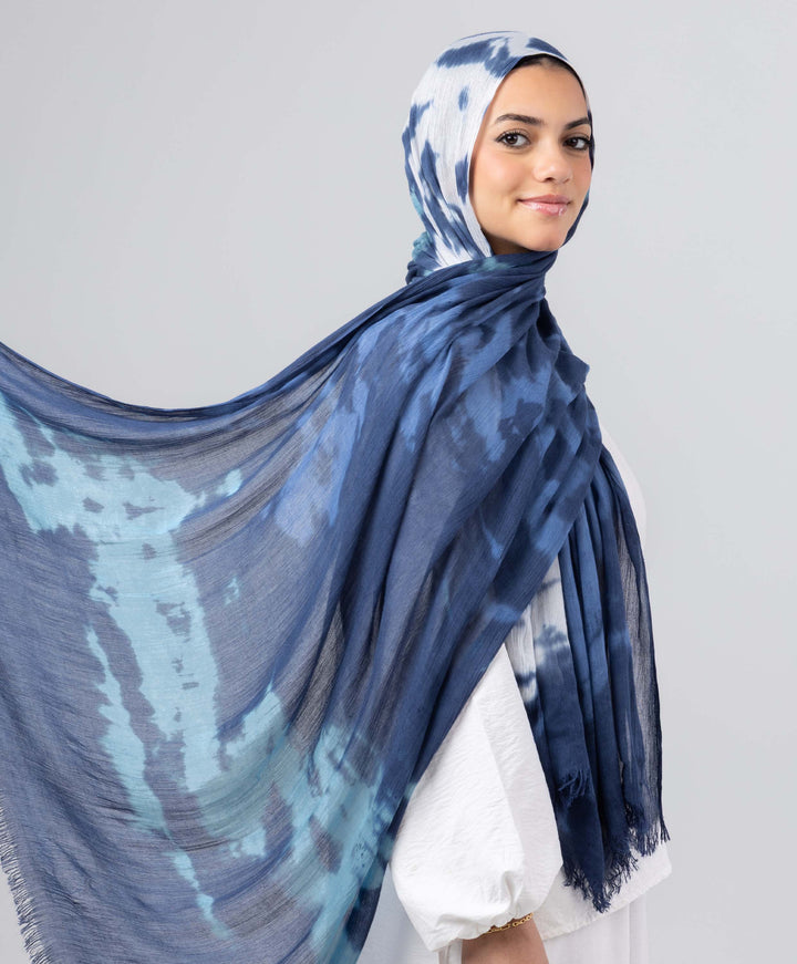Watercolor Linen Scarf
