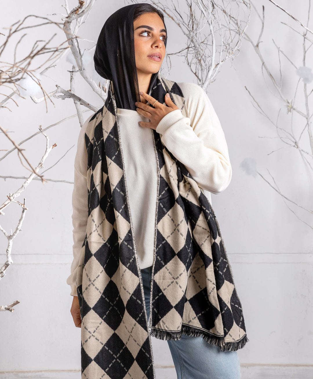 Chic Winter Shawl