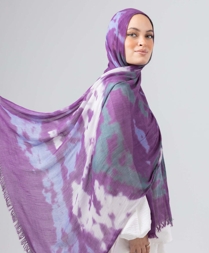 Watercolor Linen Scarf
