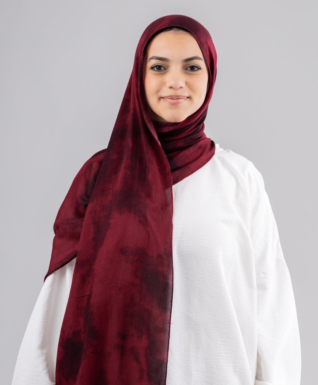 Red Marble Modal Scarf