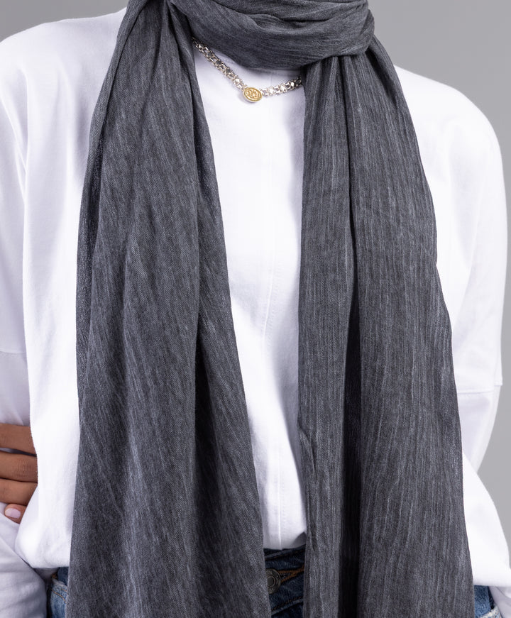 Marble Linen Scarf
