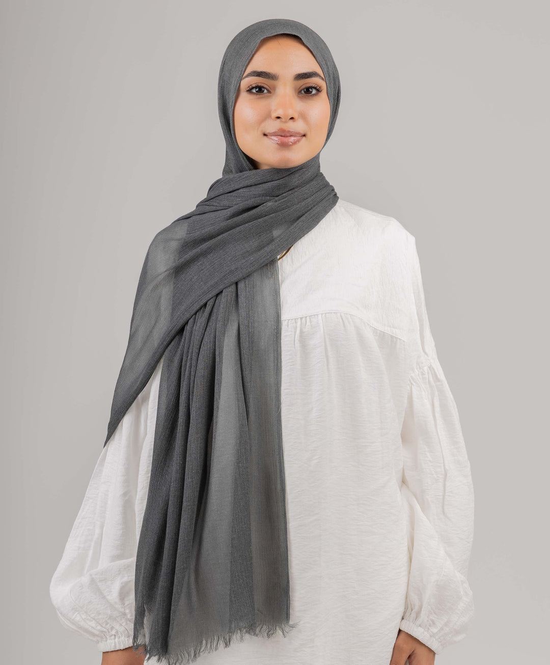 Cozy Marble Linen Scarf
