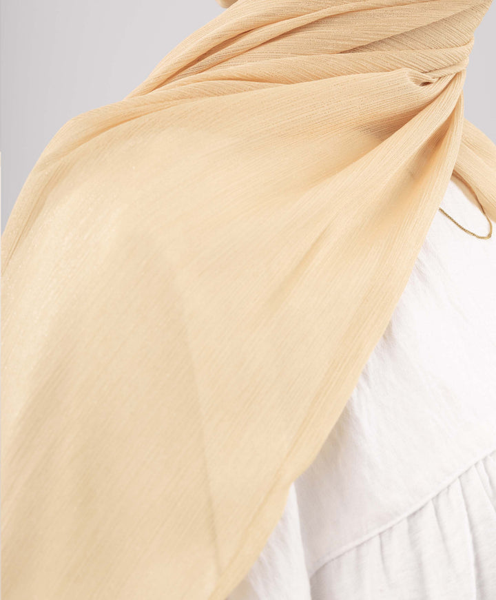 Glittery Chiffon Scarf