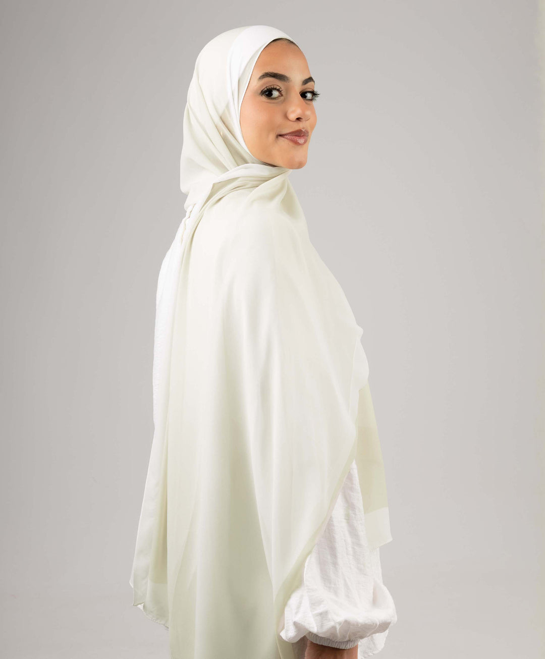Flow Gradient Chiffon Scarf