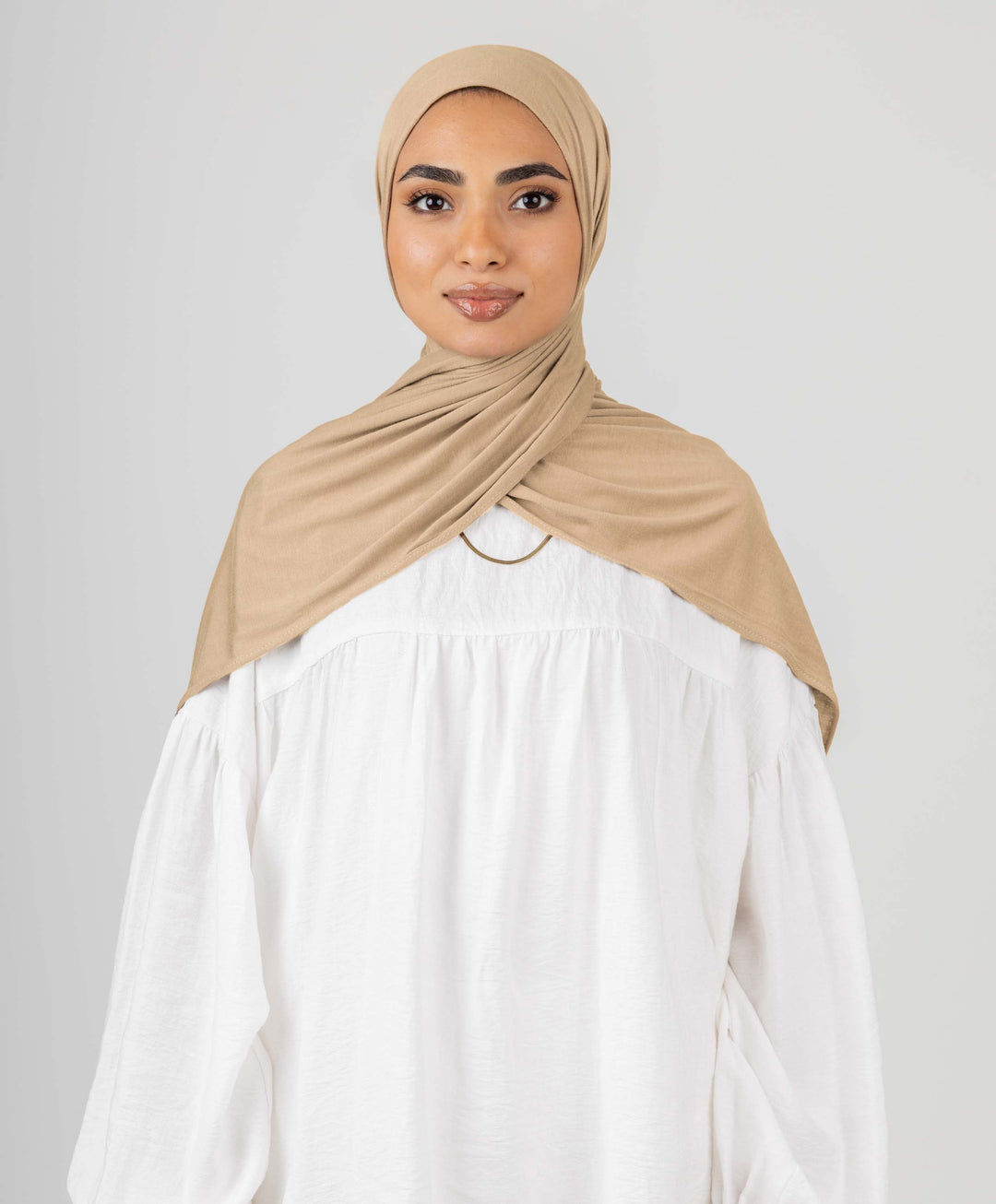 Plain Cotton Lycra Scarf