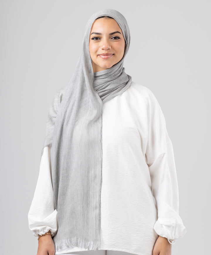 Elegance Crinkled Cotton Scarf
