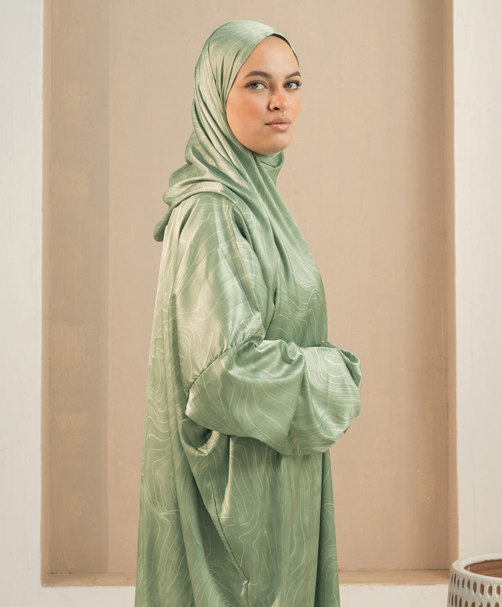 Sage Flow Satin Isdal