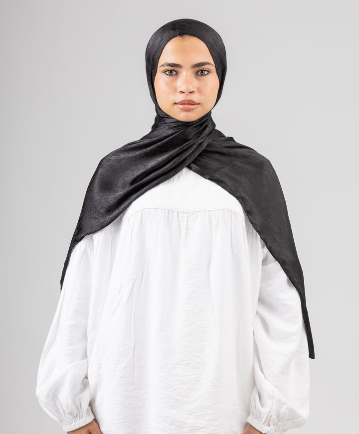 Glossy Satin Scarf