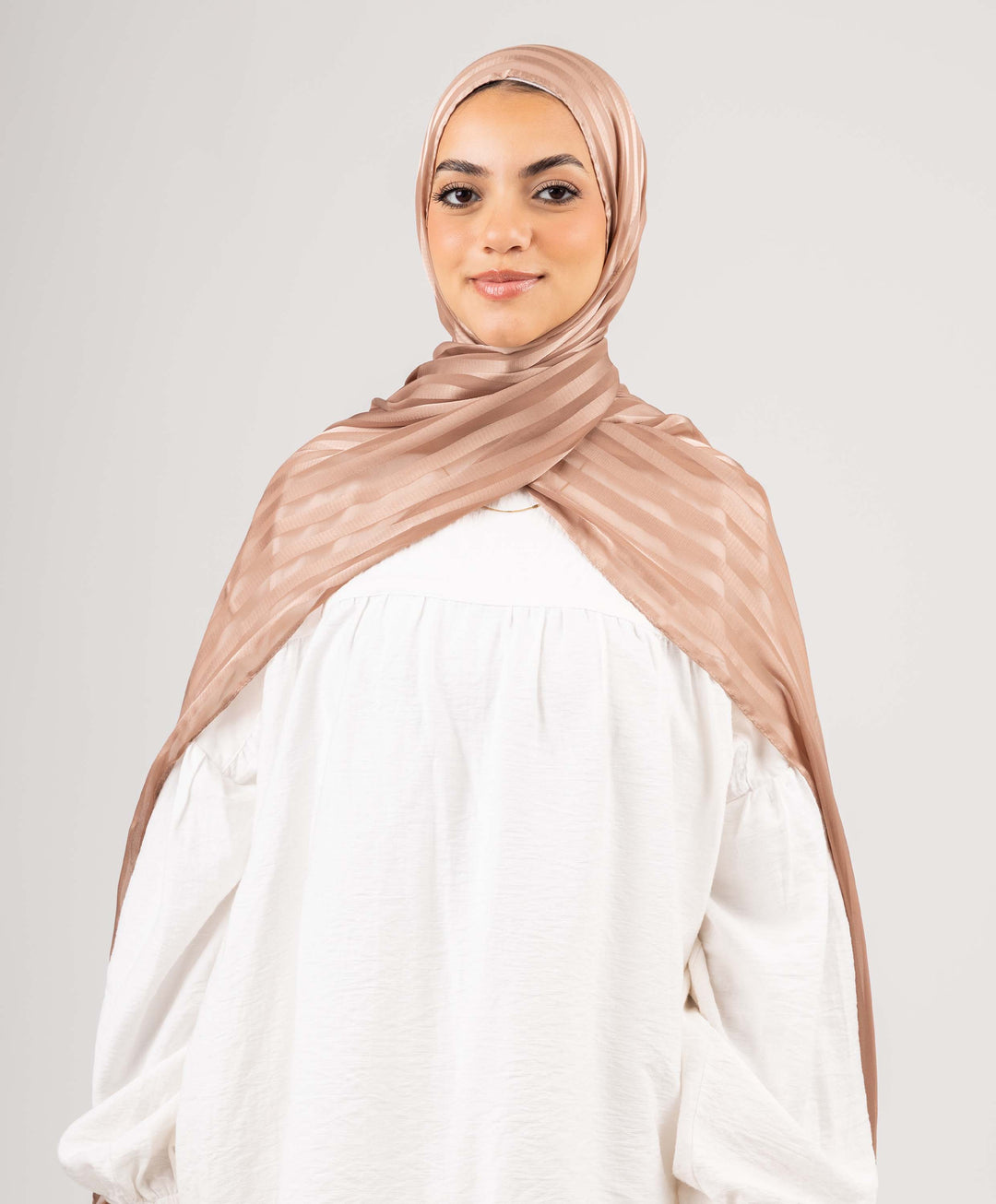 Majestic Satin Chiffon Scarf