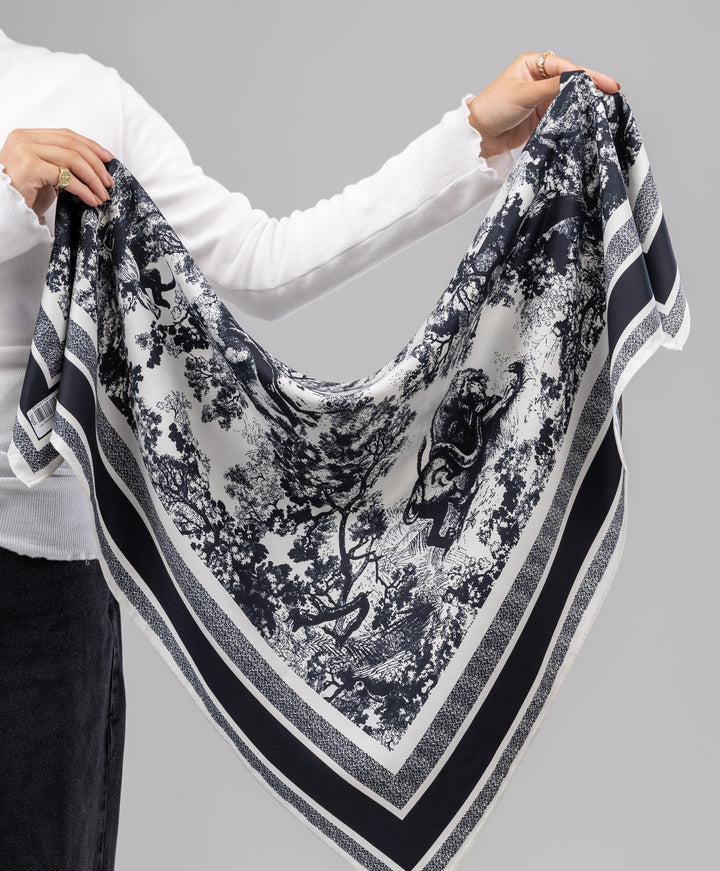 Luxury Silk Square Scarf