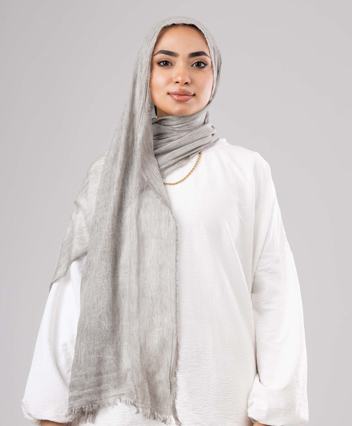 Gloomy Linen Marble Scarf