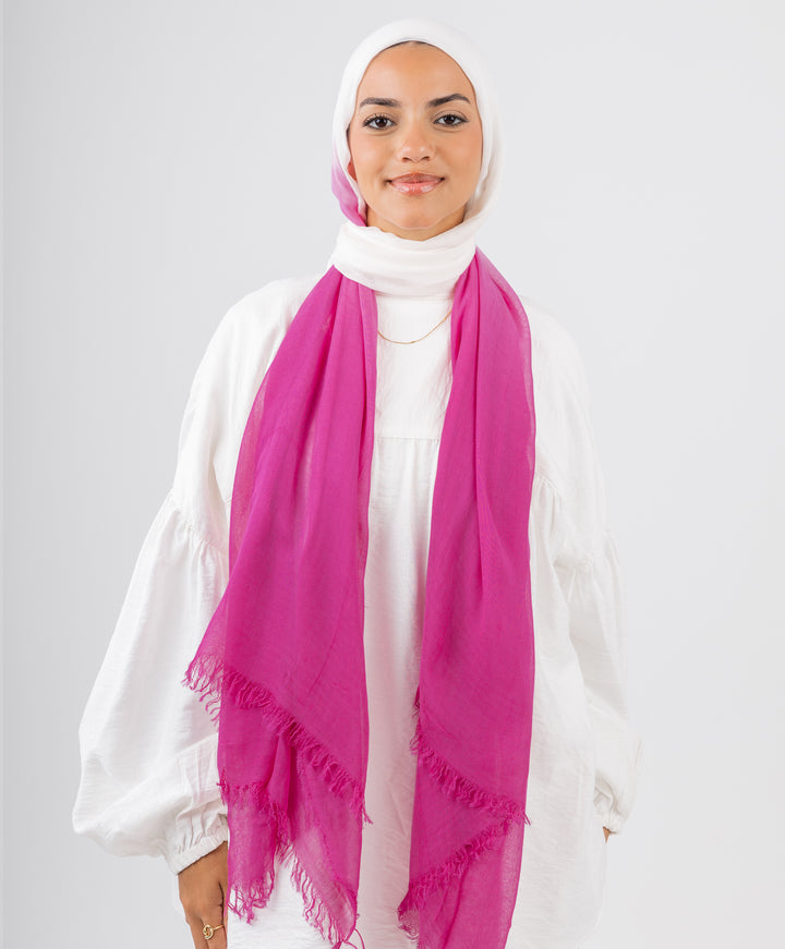 Gradient Cotton Scarf