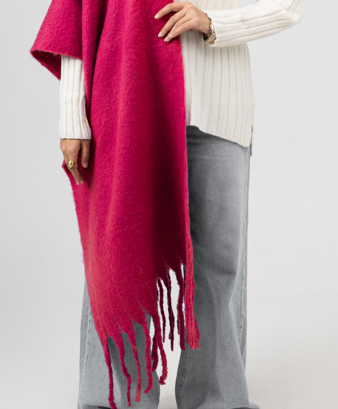 Essential Shawl-Fuschia
