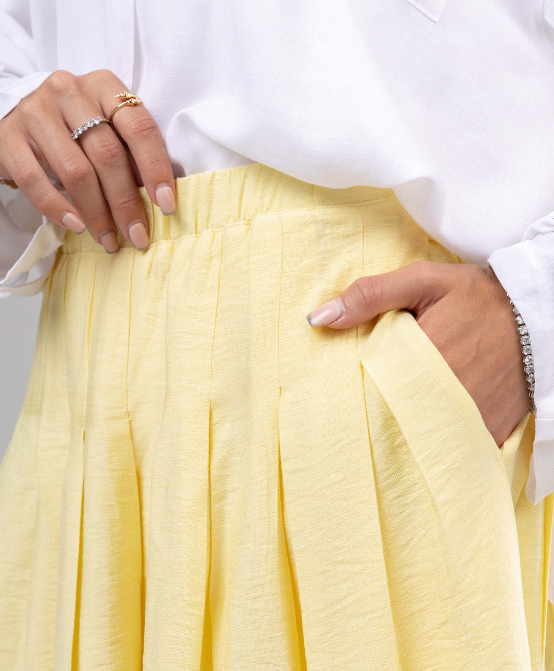Flow Linen Skirt