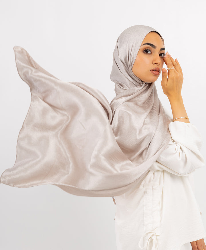 Crushed Satin Scarf