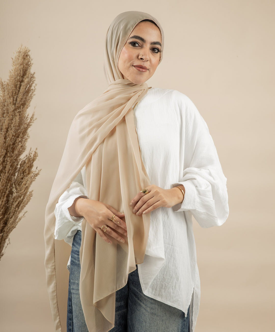 Chiffon Crinkle Scarf