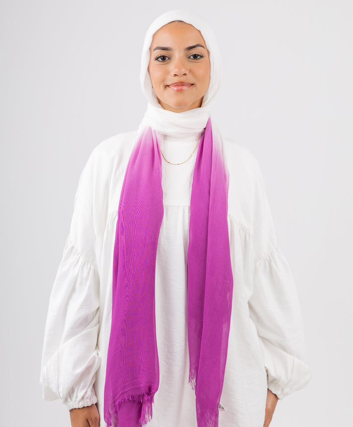 Gradient Cotton Scarf