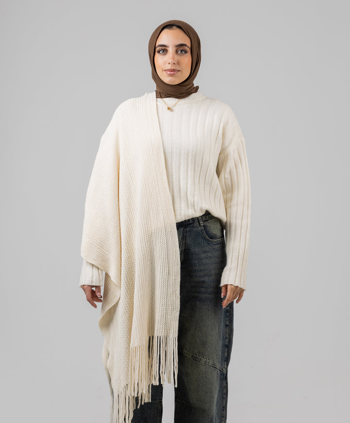 Knitted Winter Shawl