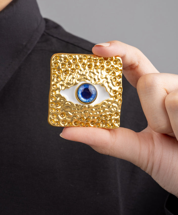 Evil Eye Brooch