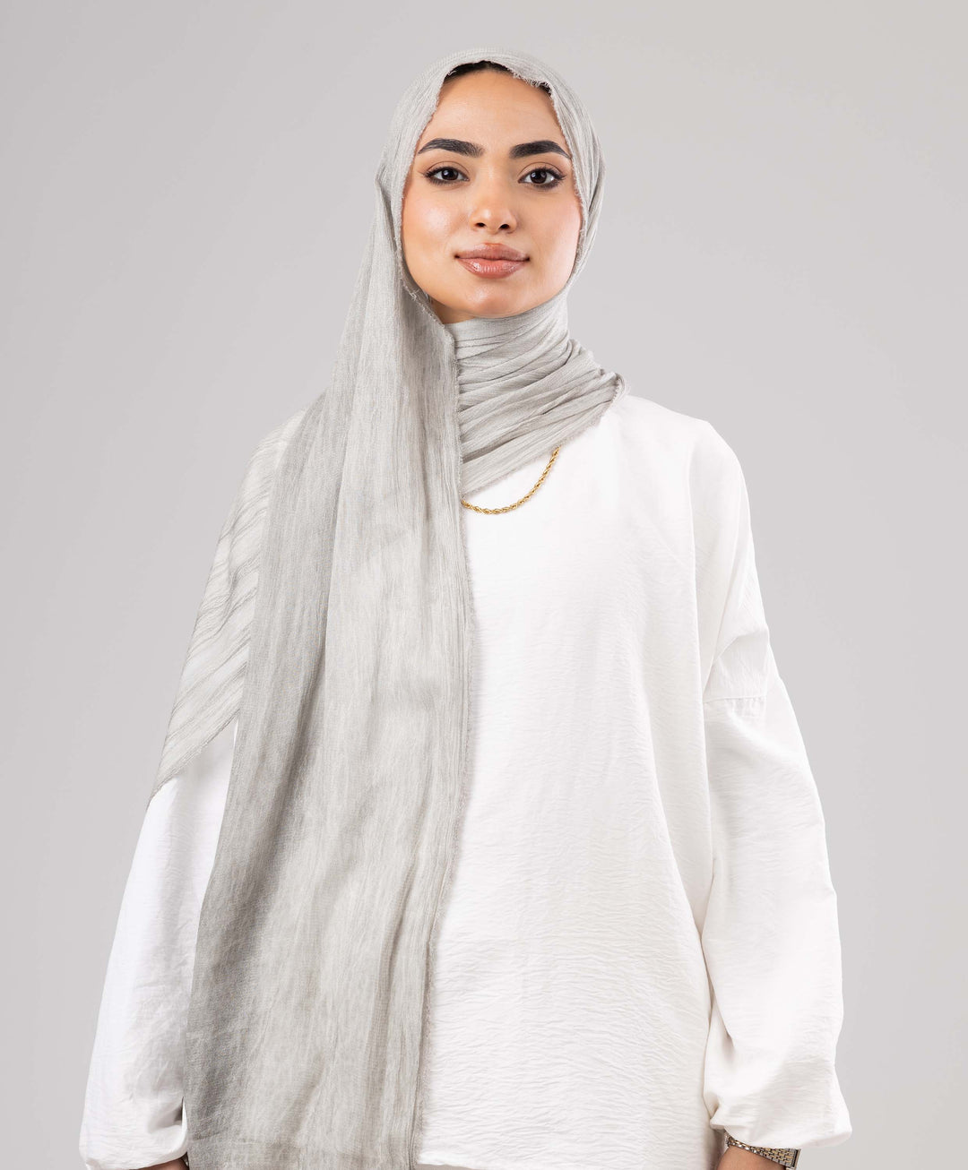 Gloomy Linen Marble Scarf