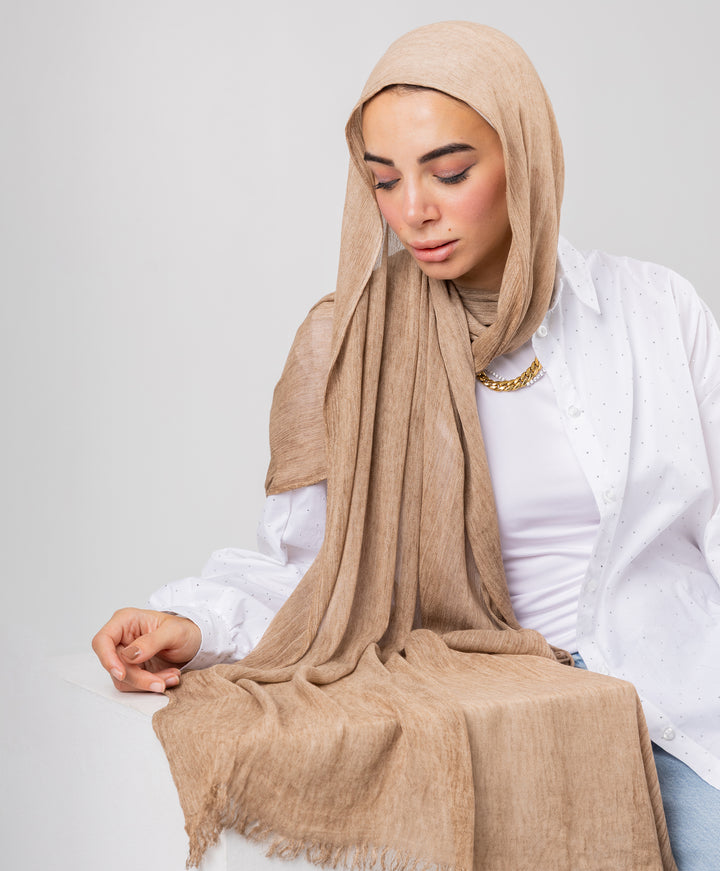 Marble Linen Scarf