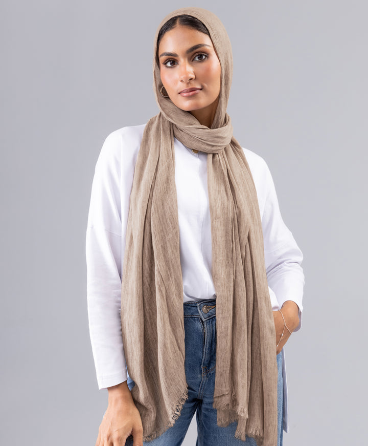 Marble Linen Scarf
