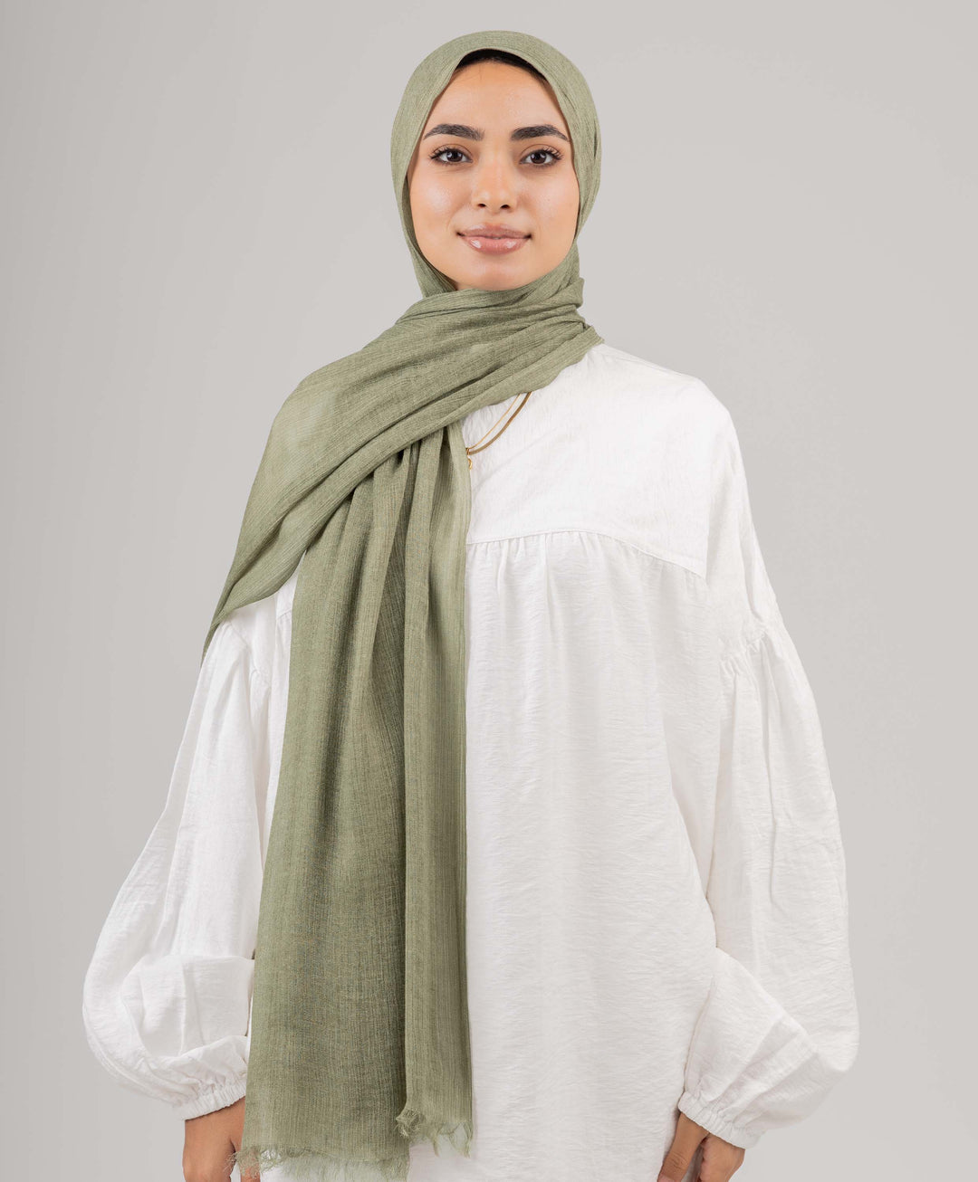 Cozy Marble Linen Scarf