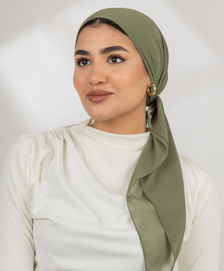 Girly Chiffon Square Scarf