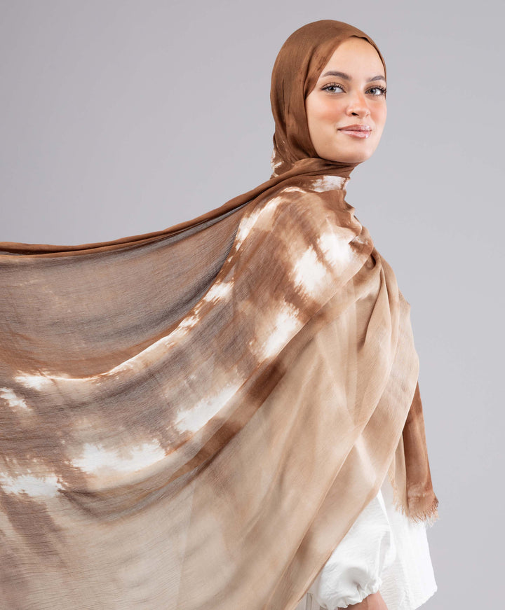Soft Tie Dye Cotton Scarf