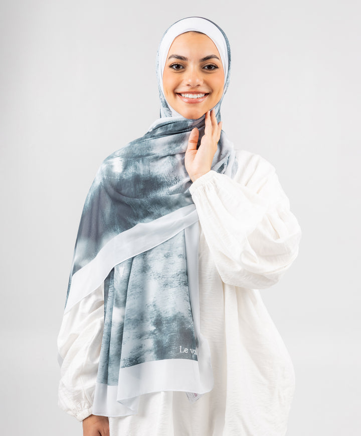 Stormy Chiffon Scarf