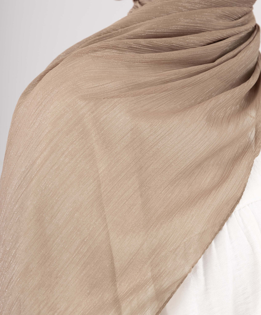 Glittery Chiffon Scarf