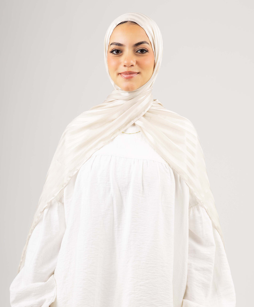 Majestic Satin Chiffon Scarf